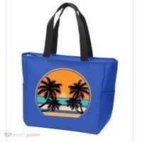 Retro Summer Sunset Vibe Vacation Beach Life Tote Bag thumb 3
