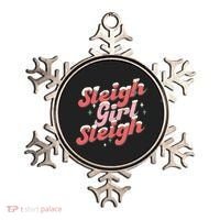 Retro Sleigh Sleigh Xmas Holiday Christmas Gift Ornament thumb 0
