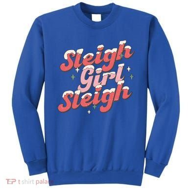 Retro Sleigh Sleigh Xmas Holiday Christmas Gift Sweatshirt