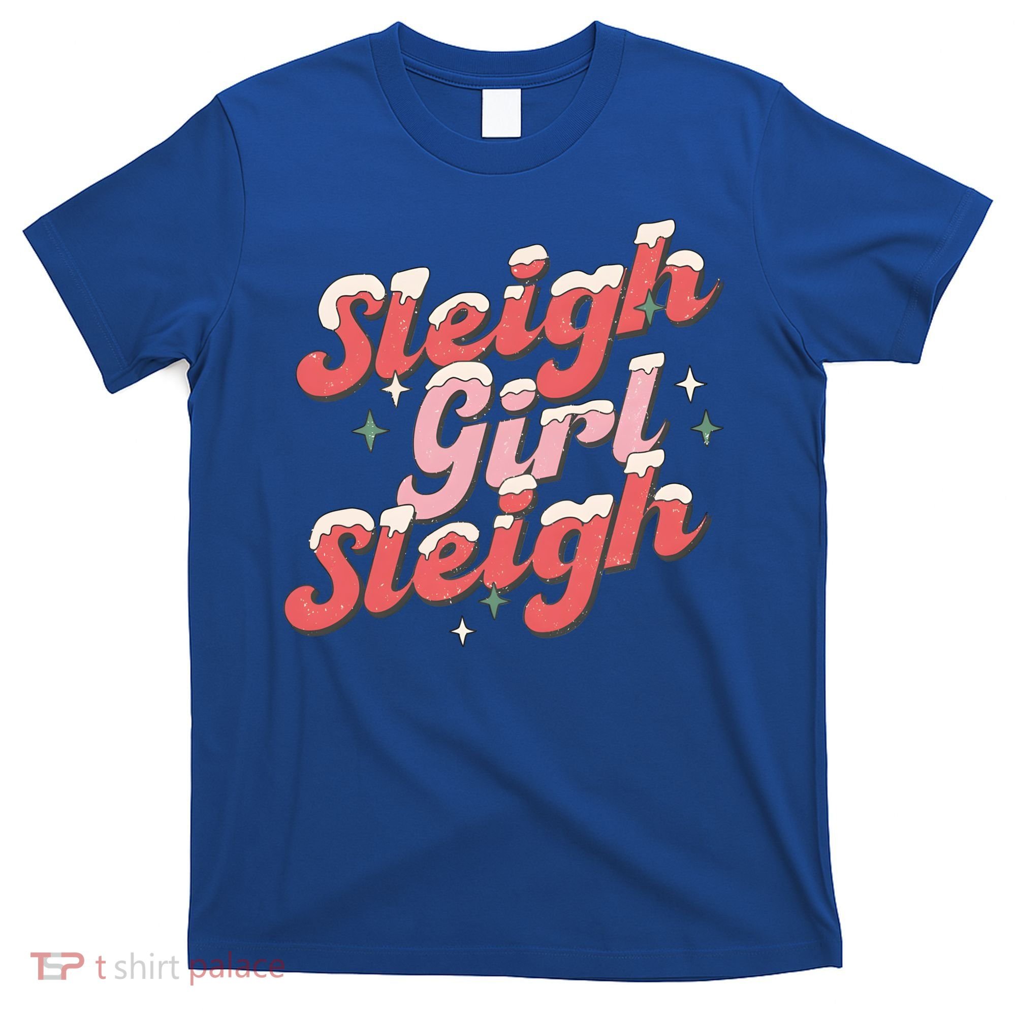 Retro Sleigh Sleigh Xmas Holiday Christmas Gift T-Shirt