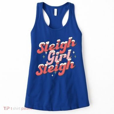 Retro Sleigh Sleigh Xmas Holiday Christmas Gift Women's Tank Top