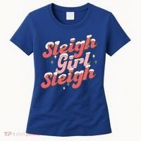 Retro Sleigh Sleigh Xmas Holiday Christmas Gift Women's T-Shirt thumb 0