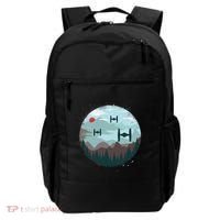 Retro Scifi Space Ships Backpack thumb 0