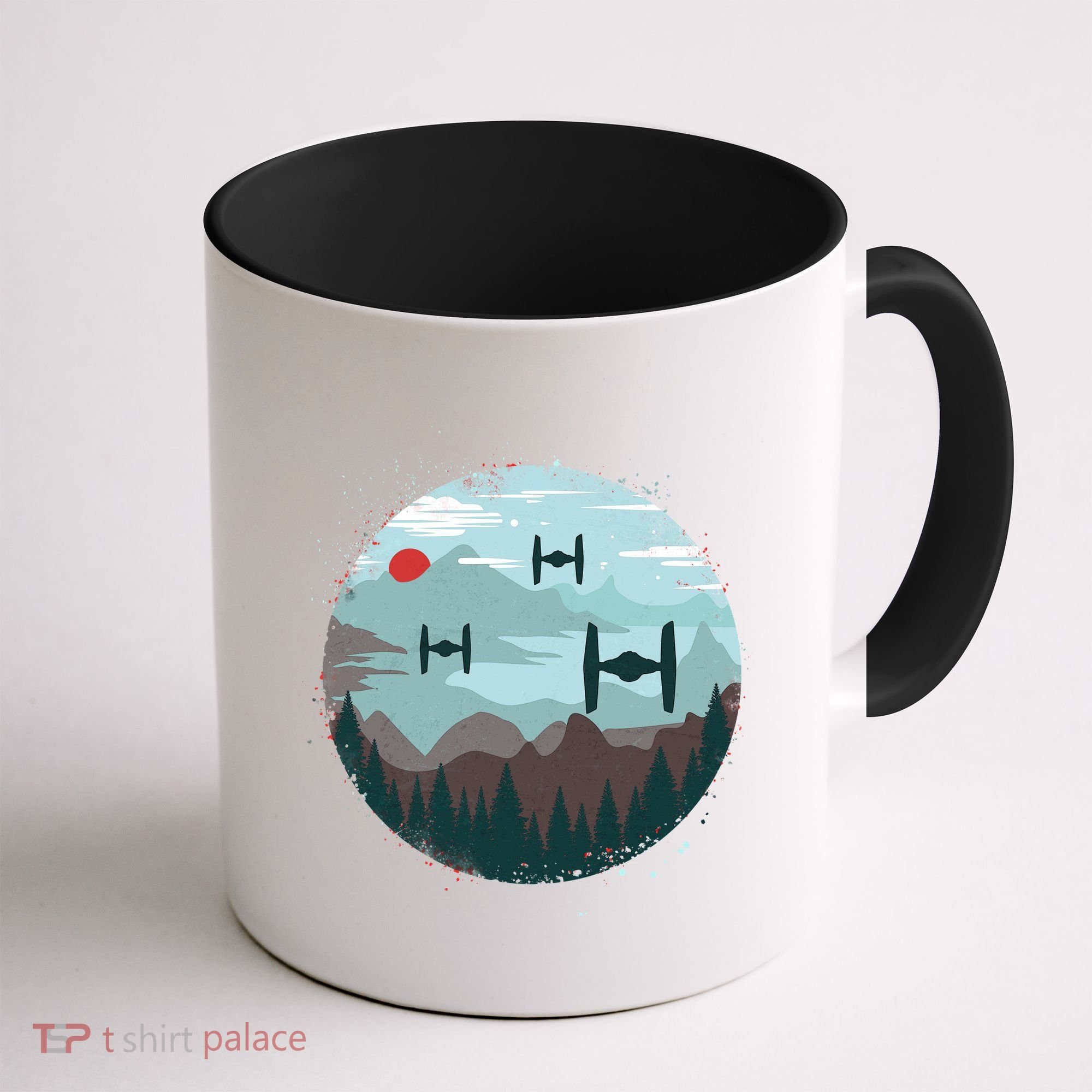 Retro Scifi Space Ships Coffee Mug