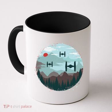 Retro Scifi Space Ships Coffee Mug