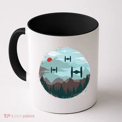 Retro Scifi Space Ships Coffee Mug