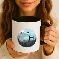 Retro Scifi Space Ships Coffee Mug thumb 3