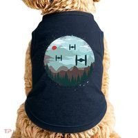 Retro Scifi Space Ships Doggie Tank thumb 0