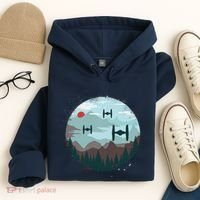 Retro Scifi Space Ships Hoodie thumb 4
