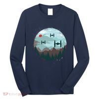 Retro Scifi Space Ships Long Sleeve Shirt thumb 0