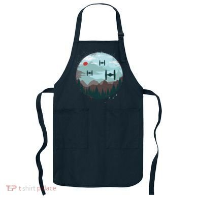 Retro Scifi Space Ships Apron