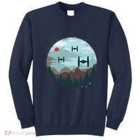 Retro Scifi Space Ships Sweatshirt thumb 0