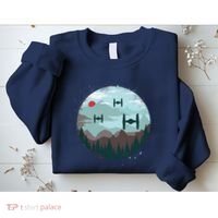 Retro Scifi Space Ships Sweatshirt thumb 2