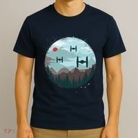 Retro Scifi Space Ships T-Shirt thumb 3