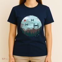 Retro Scifi Space Ships T-Shirt thumb 4