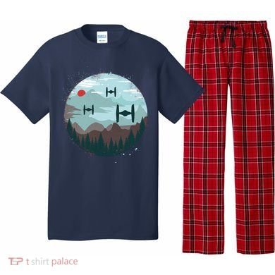 Retro Scifi Space Ships Pajama Set
