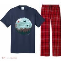Retro Scifi Space Ships Pajama Set thumb 0
