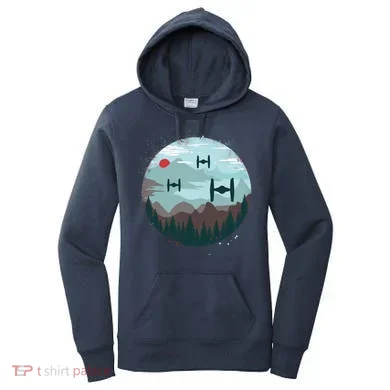 Retro Scifi Space Ships Women's Hoodie