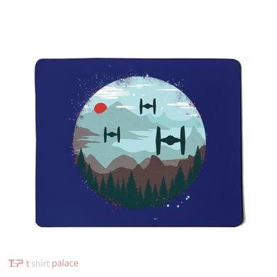 Retro Scifi Space Ships Mousepad