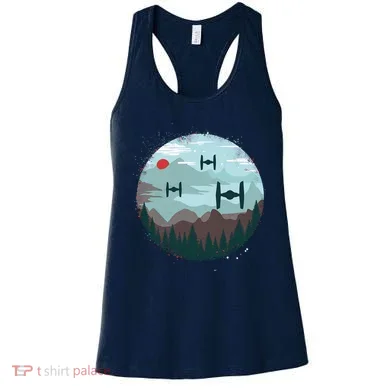 Retro Scifi Space Ships Women's Tank Top