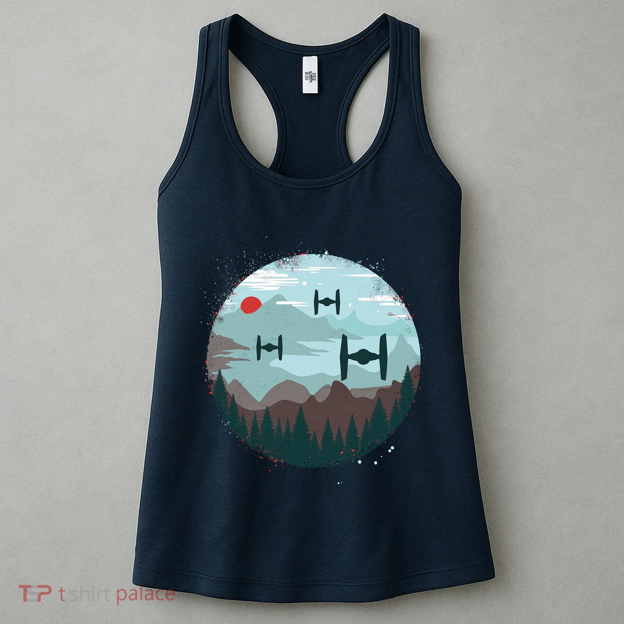 Retro Scifi Space Ships Women's Tank Top