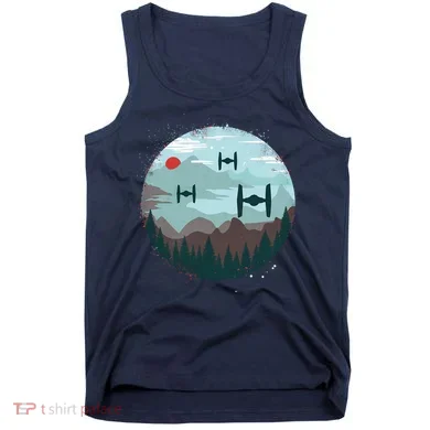 Retro Scifi Space Ships Tank Top