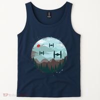 Retro Scifi Space Ships Tank Top thumb 2