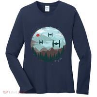 Retro Scifi Space Ships Women's Long Sleeve Shirt thumb 0