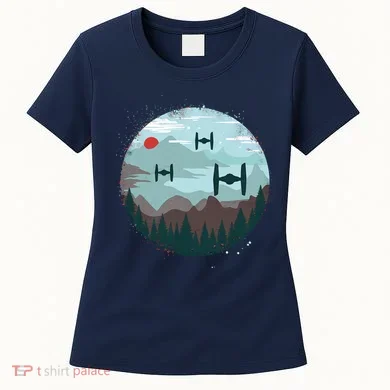 Retro Scifi Space Ships Women's T-Shirt