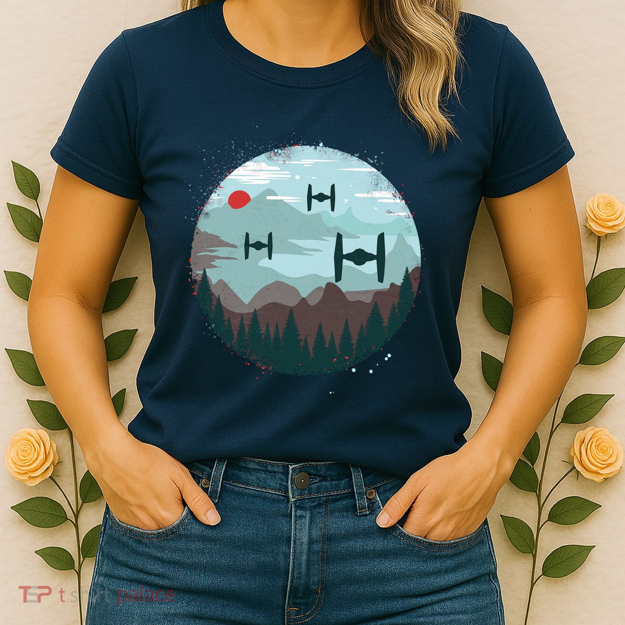Retro Scifi Space Ships Women's T-Shirt