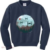 Retro Scifi Space Ships Kids Sweatshirt thumb 0