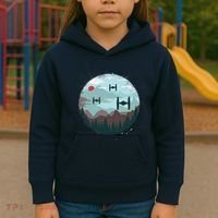 Retro Scifi Space Ships Kids Hoodie thumb 3