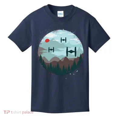 Retro Scifi Space Ships Kids T-Shirt
