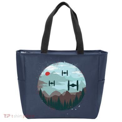 Retro Scifi Space Ships Tote Bag