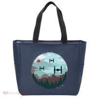 Retro Scifi Space Ships Tote Bag thumb 0