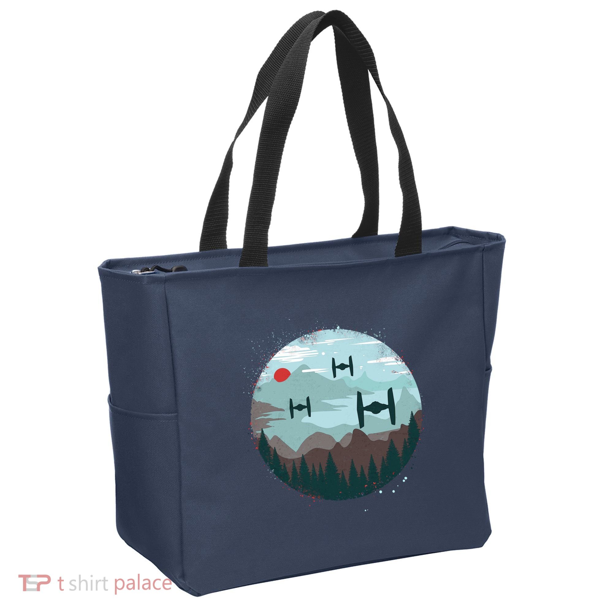 Retro Scifi Space Ships Tote Bag