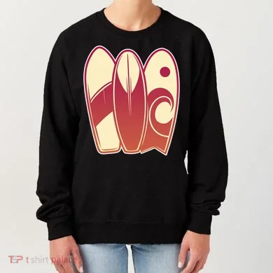 Retro Surfboard Surfing Women's Sweatshirt