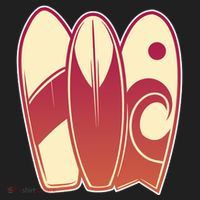 Retro Surfboard Surfing Women's Sweatshirt thumb 2