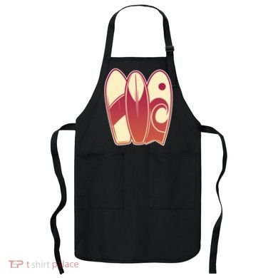 Retro Surfboard Surfing Apron