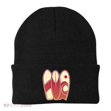 Retro Surfboard Surfing Beanie