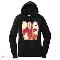 Retro Surfboard Surfing Women's Hoodie thumb 0