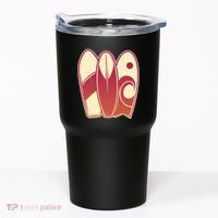 Retro Surfboard Surfing Tumbler thumb 0
