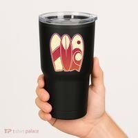 Retro Surfboard Surfing Tumbler thumb 2