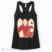 Retro Surfboard Surfing Women's Tank Top thumb 0