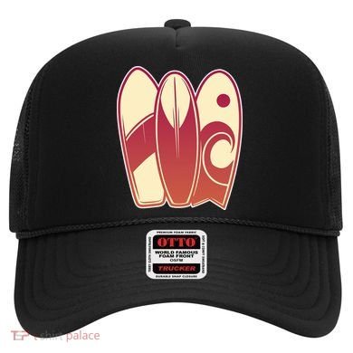 Retro Surfboard Surfing Hat