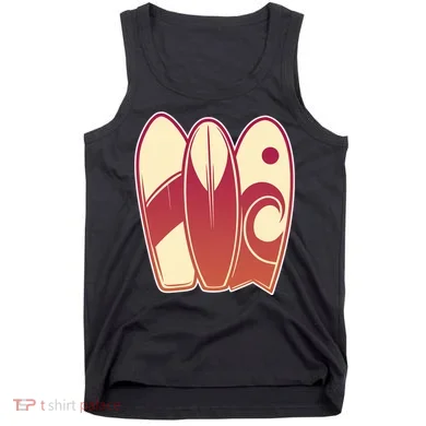 Retro Surfboard Surfing Tank Top
