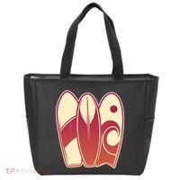 Retro Surfboard Surfing Tote Bag thumb 0