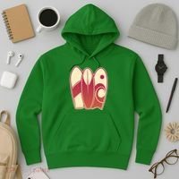 Retro Surfboard Surfing Hoodie thumb 3