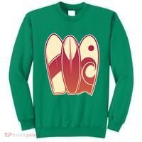 Retro Surfboard Surfing Sweatshirt thumb 0