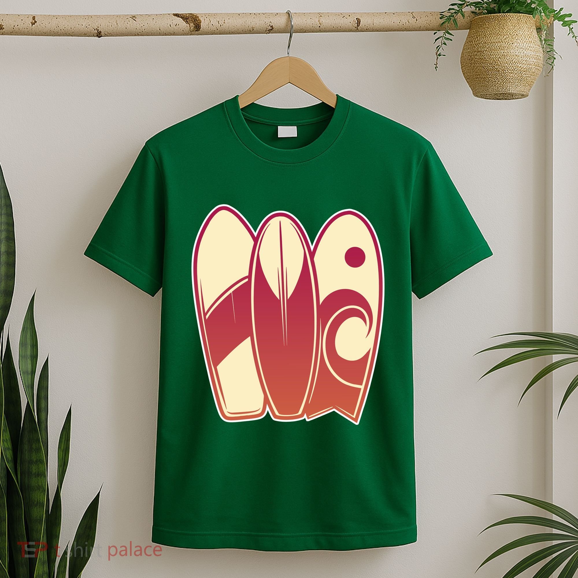 Retro Surfboard Surfing T-Shirt